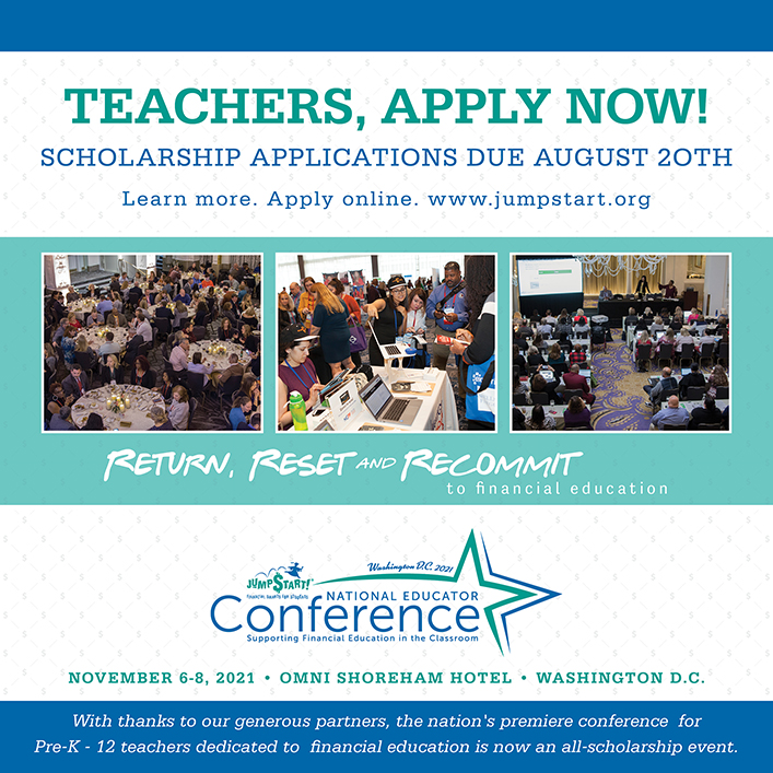 Jump$tart Coalition National Educator Conference – Scholarship Application Window